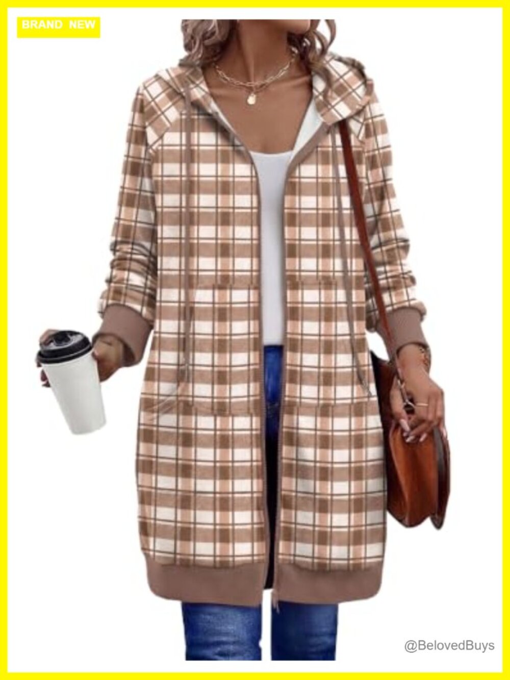 Zeagoo Women's Zip Up Hoodie Long Tunic Oversized Sweatshirt